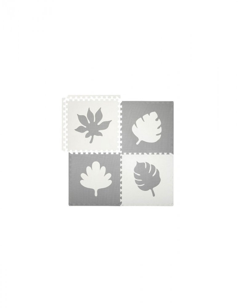 Momi Covoras de joaca puzzle Feli 120x120 cm grey