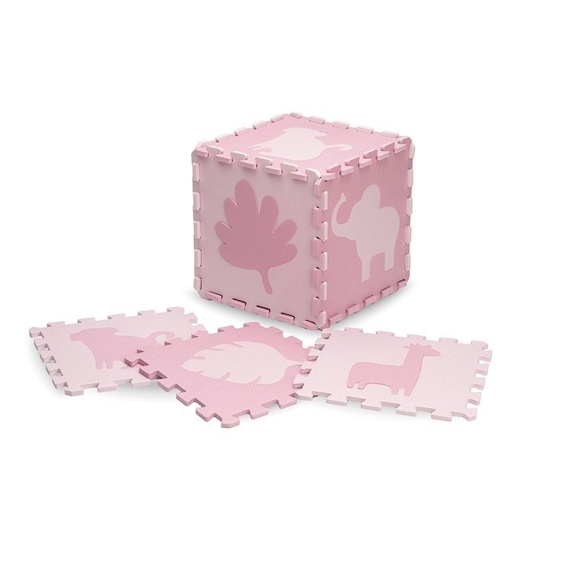 Momi Covoras de joaca Puzzle Zawi 150x150 cm Pink