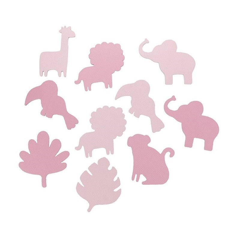 Momi Covoras de joaca Puzzle Zawi 150x150 cm Pink
