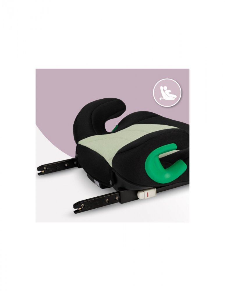 Momi Inaltator auto cu isofix i-size 135-150 cm Venko Green