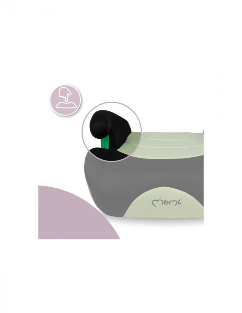 Momi Inaltator auto cu isofix i-size 135-150 cm Venko Green
