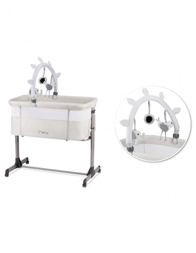 Momi Patut Co-sleeper Revo Light Grey