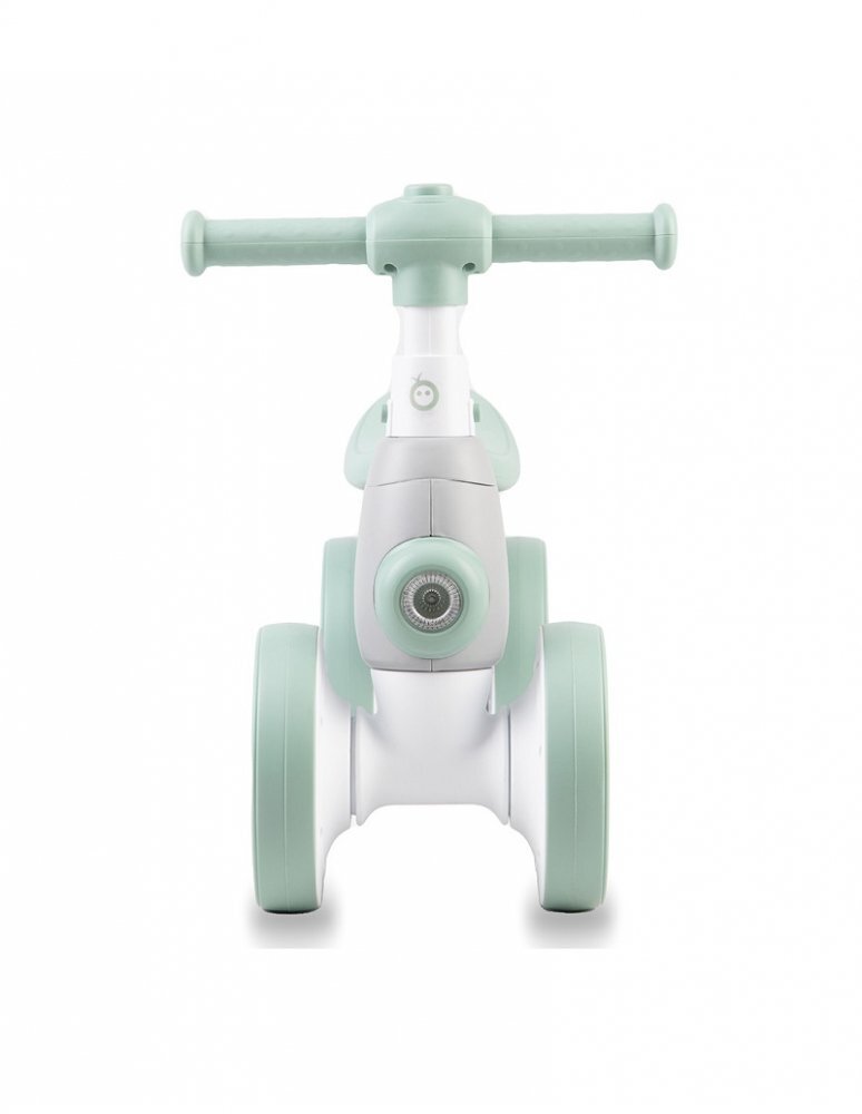 Momi Ride-On pentru copii fara pedale Tobis Green cu lumini sunet si difuzor de balonase ghidon reglabil pe inaltime in 3 puncte potrivit pentru copii de la 24 de luni sarcina maxima 20 kg
