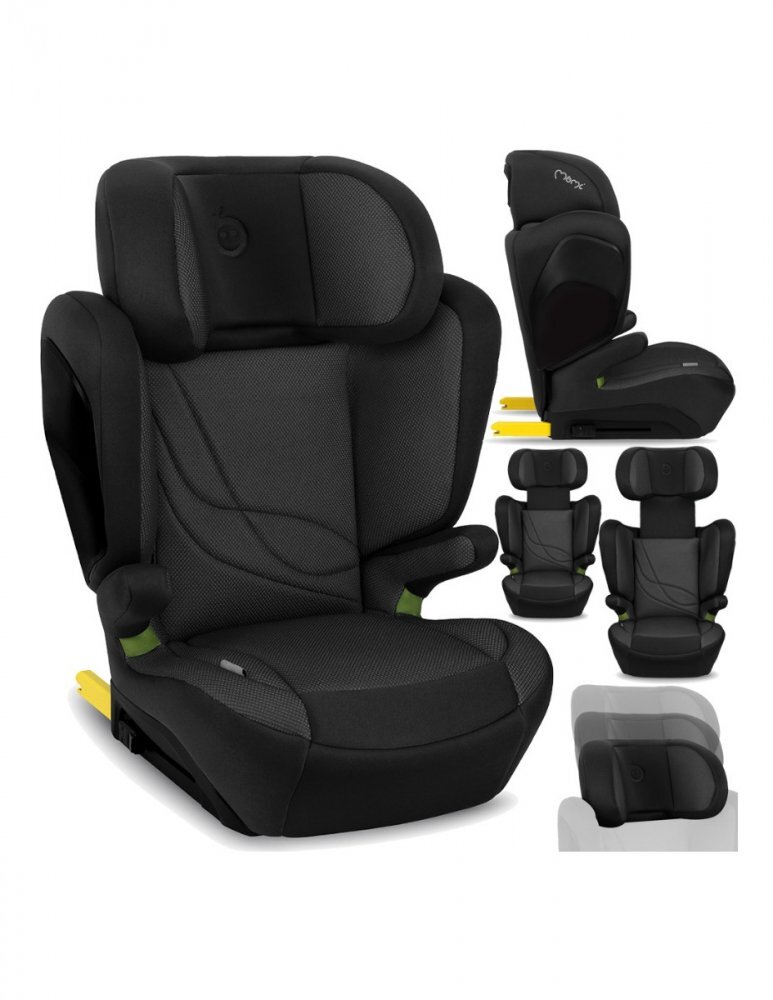 Momi Scaun auto cu isofix I-size 100-150 cm Mei black