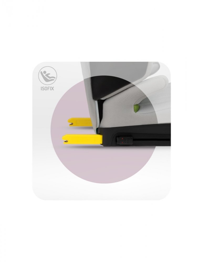 Momi Scaun auto cu isofix I-size 100-150 cm Mei grey