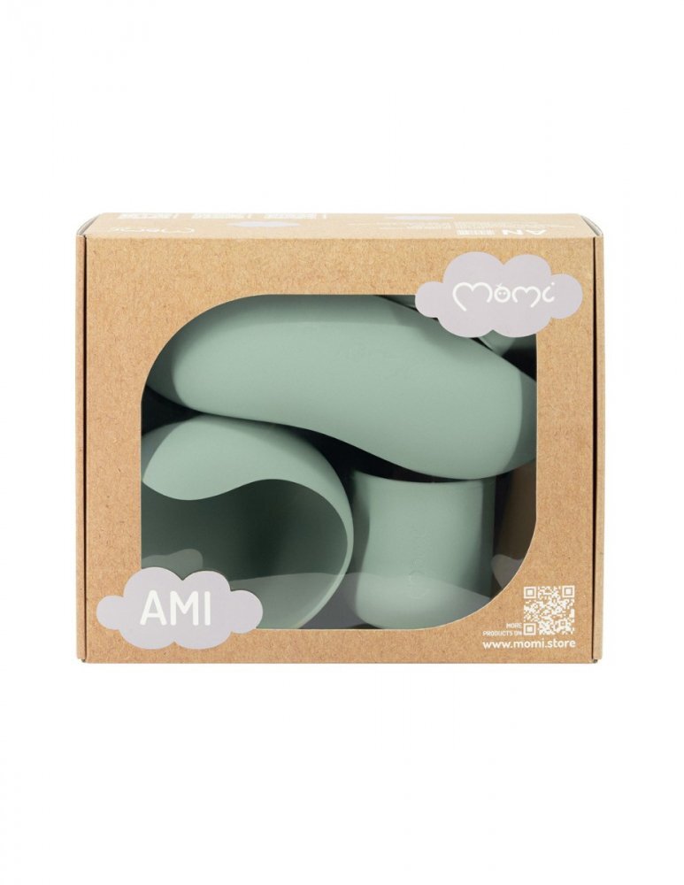 Momi Set pentru diversificare din silicon Ami green