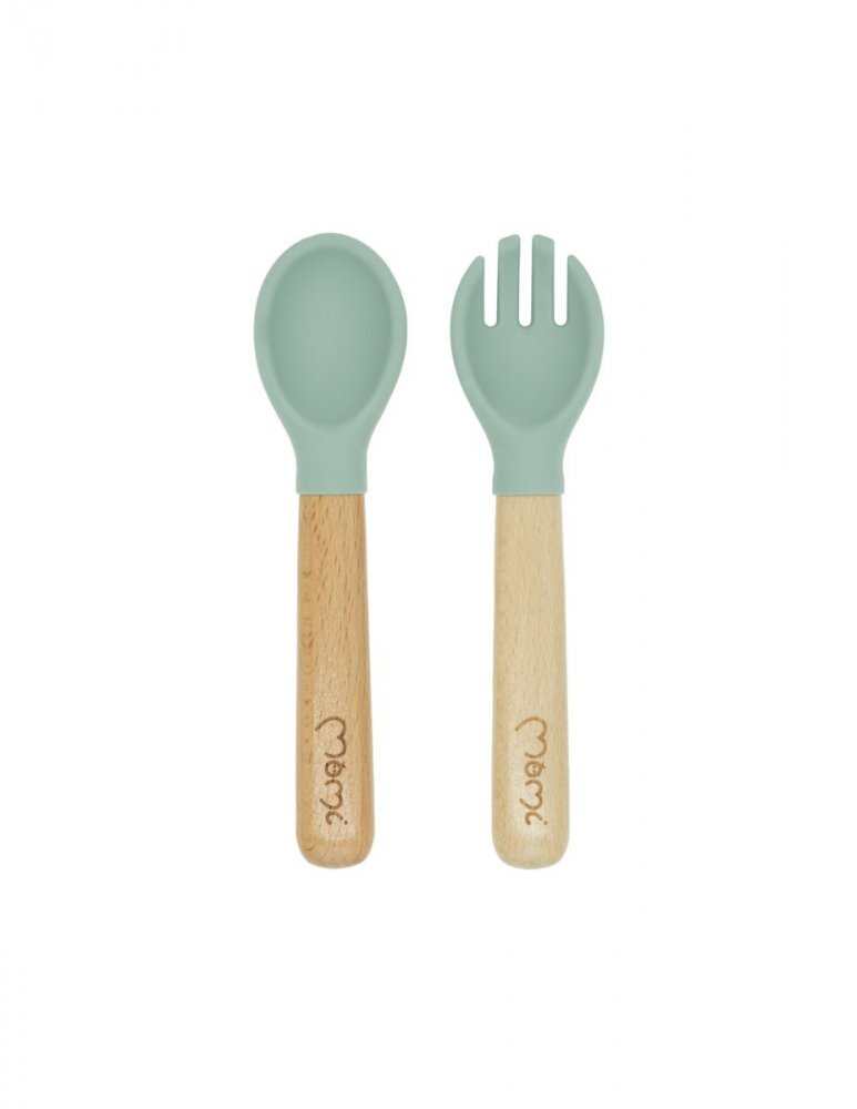 Momi Set pentru diversificare din silicon Ami green