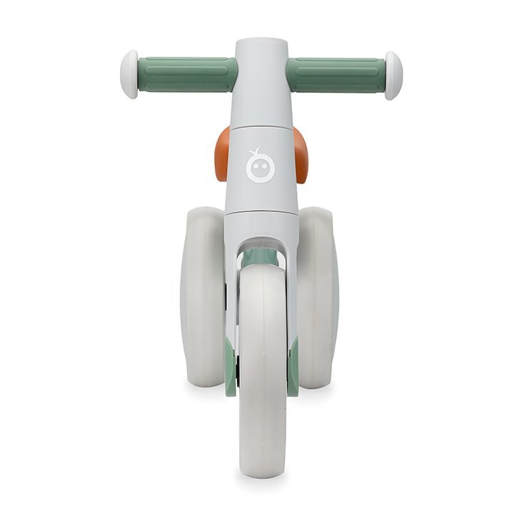 Momi Tricicleta fara pedale pentru copii Tedi Green recomandata de la 1 an pana la greutatea maxima de 25 kg stabila roti sigure pentru podea usoara cadru robust