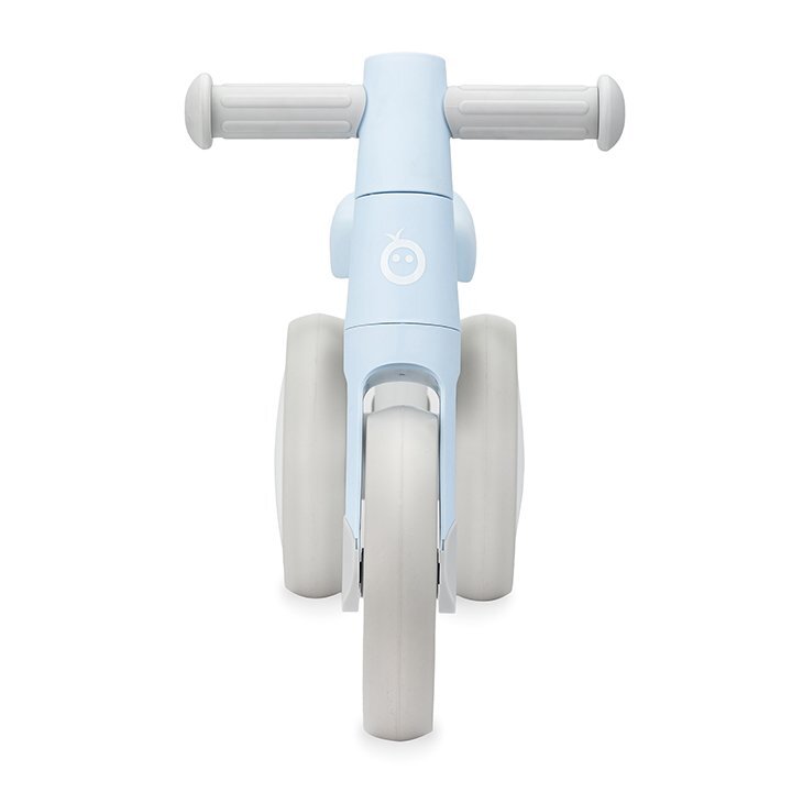 Momi Tricicleta fara pedale pentru copii Tedi Light Blue recomandata de la 1 an pana la greutatea maxima de 25 kg stabila roti sigure pentru podea usoara cadru robust