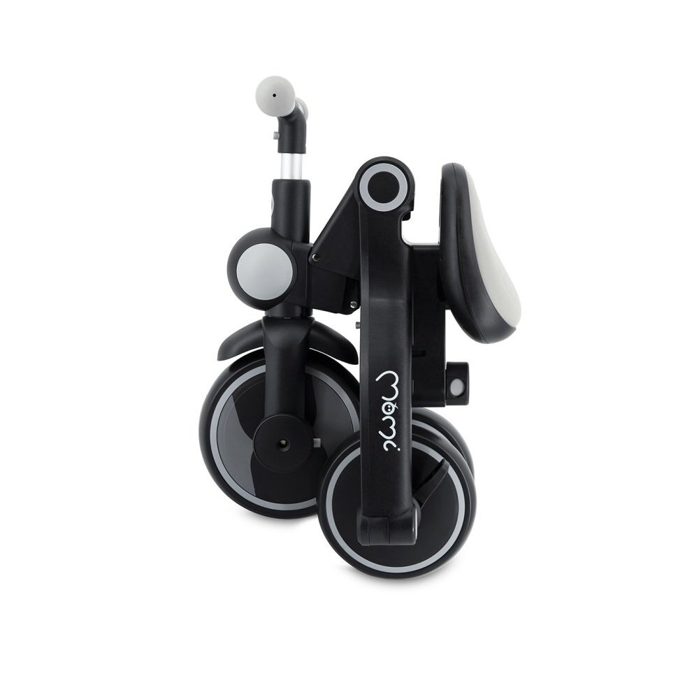 Momi Tricicleta pentru copii Solivia Grey 4 in 1 transformabila maner telescopic roti pivotante scaun reglabil greutate suportata 25 kg