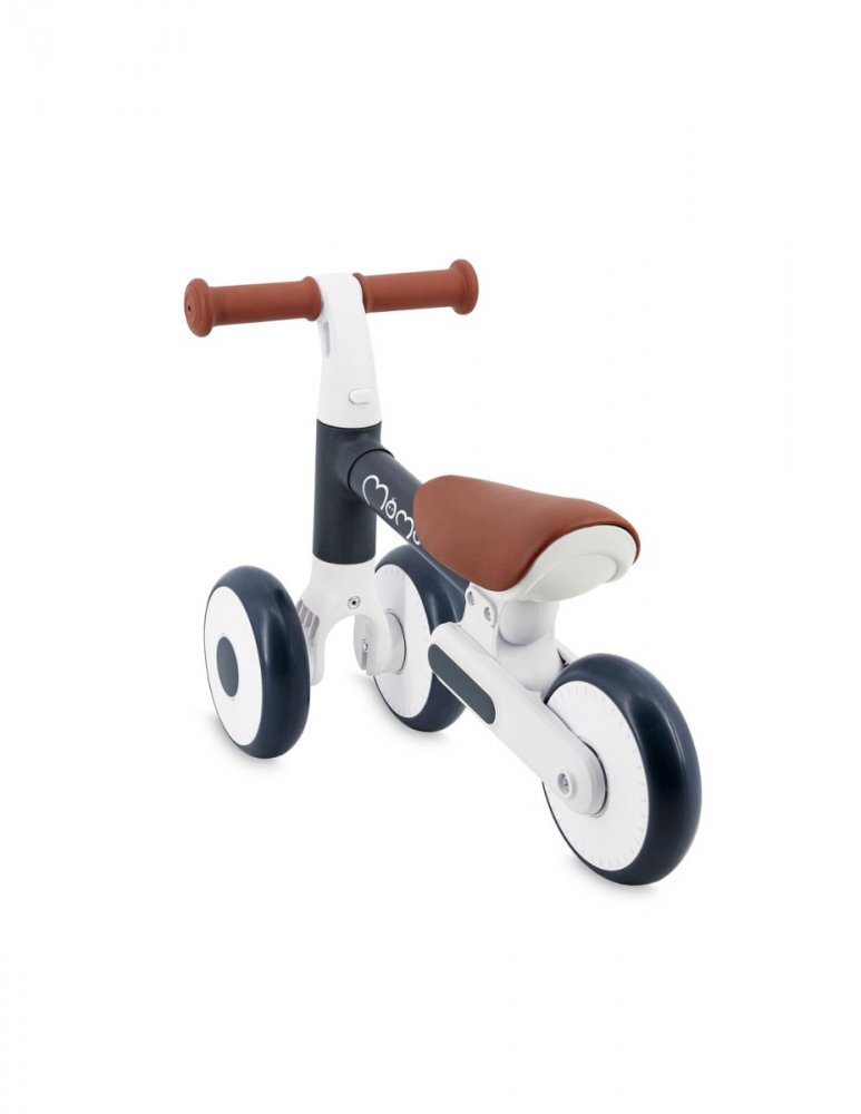 Momi Tricicleta pliabila fara pedale Dex graphite cadru pliabil scaun reglabil in 2 pozitii roti din cauciuc Eva greutate maxim admisa 20 kg recomandata copiilor de la 1 an