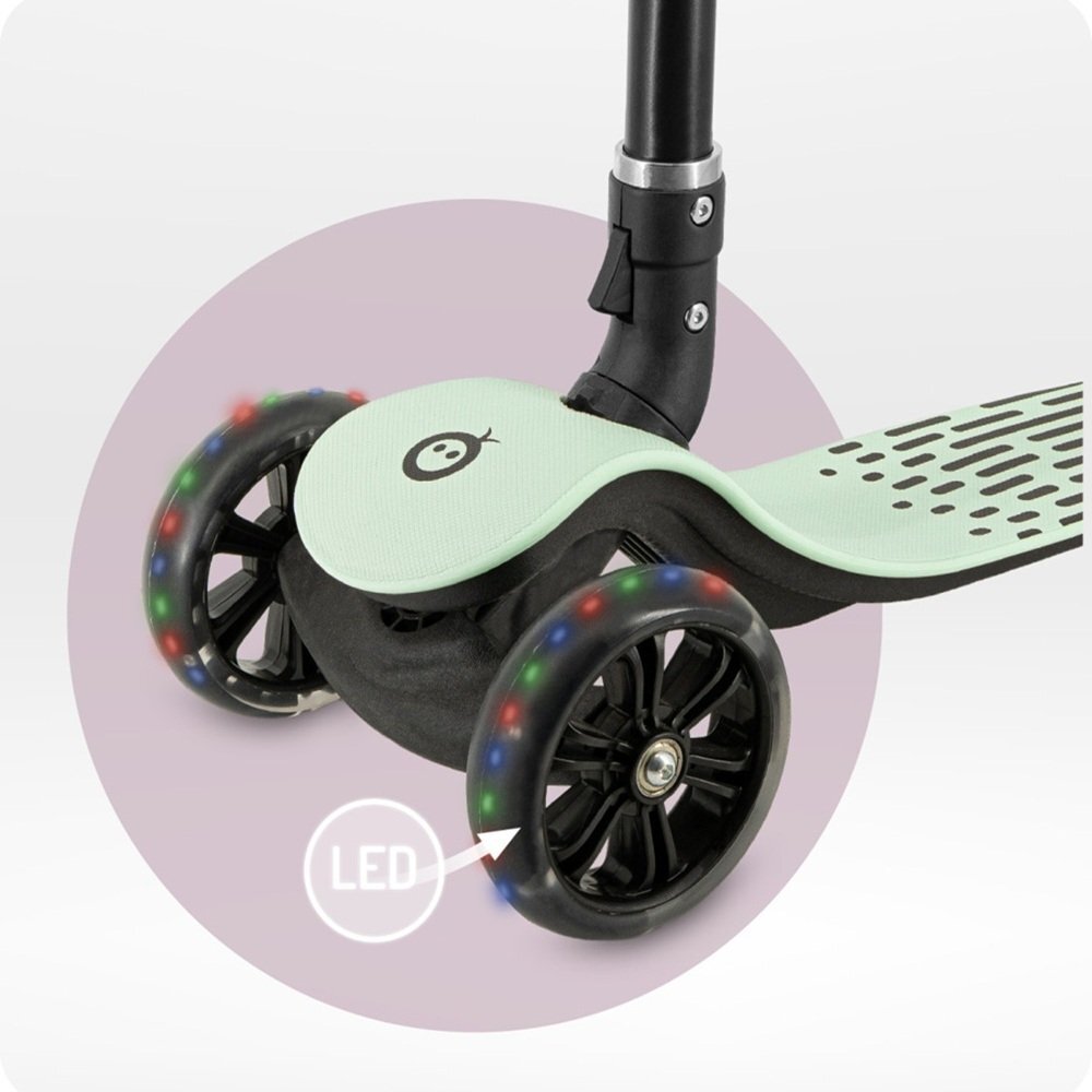 Momi Trotineta pentru copii San Verde pliabila cu roti led 3 ani+
