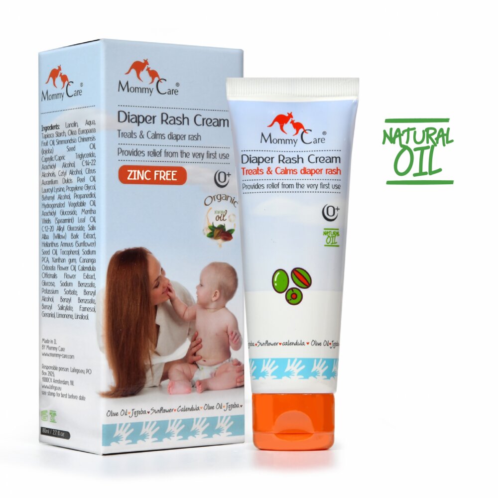 Mommy Care Crema naturala fara zinc pentru zona scutecului 80 ml