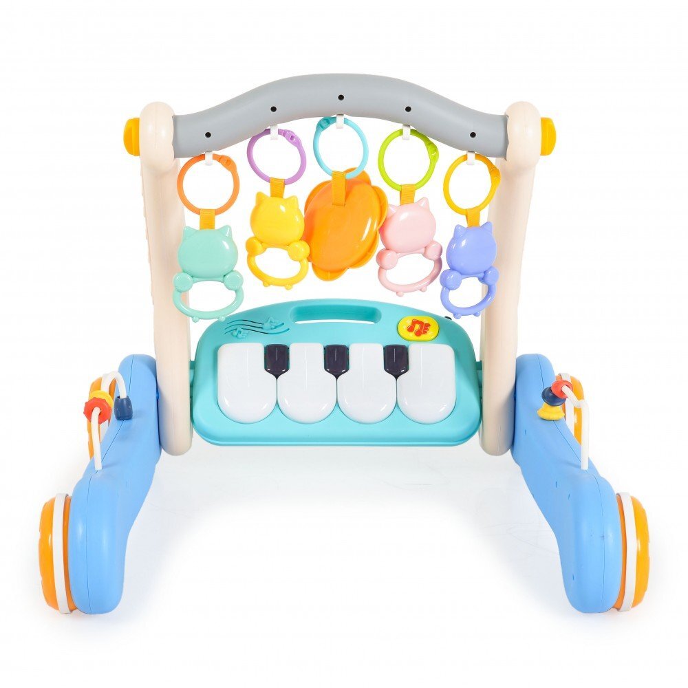 MONI Antepremergator si centru de activitati 2in1 Piano Blue