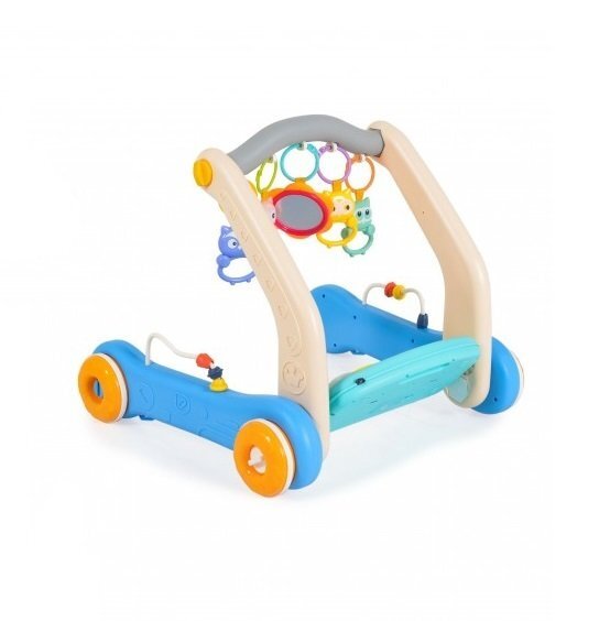 MONI Antepremergator si centru de activitati 2in1 Piano Blue