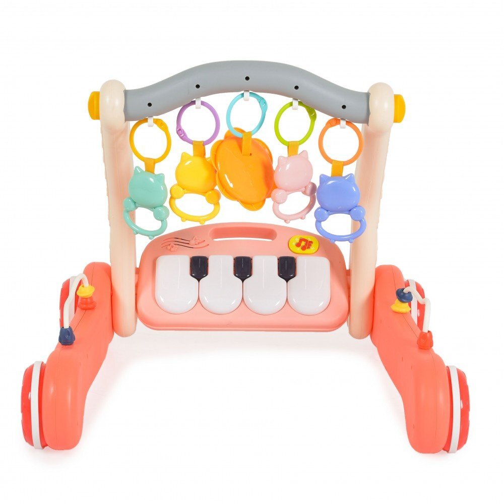 MONI Antepremergator si centru de activitati 2in1 Piano Pink