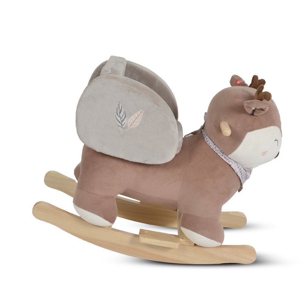 MONI Balansoar din plus Daphne cu scaune si spatar centura de siguranta functii muzicale greutate admisa 30 kg dimensiune 60x30x46 cm