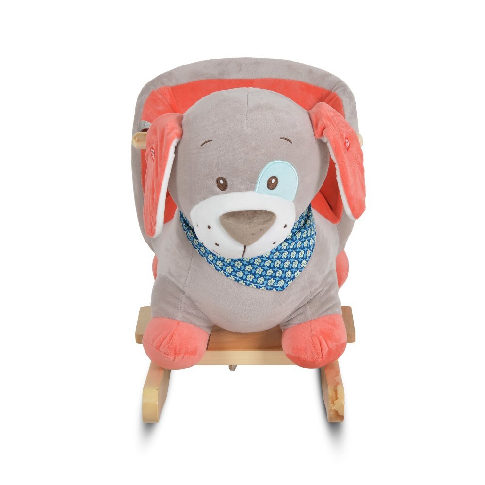MONI Balansoar din plus Ollie cu scaunel si spatar centura de siguranta functii muzicale greutate admisa 30 kg dimensiune 60x33x49 cm