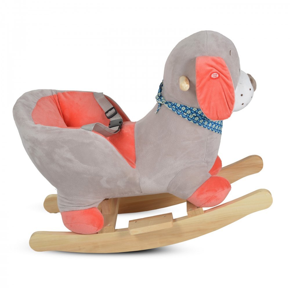 MONI Balansoar din plus Ollie cu scaunel si spatar centura de siguranta functii muzicale greutate admisa 30 kg dimensiune 60x33x49 cm