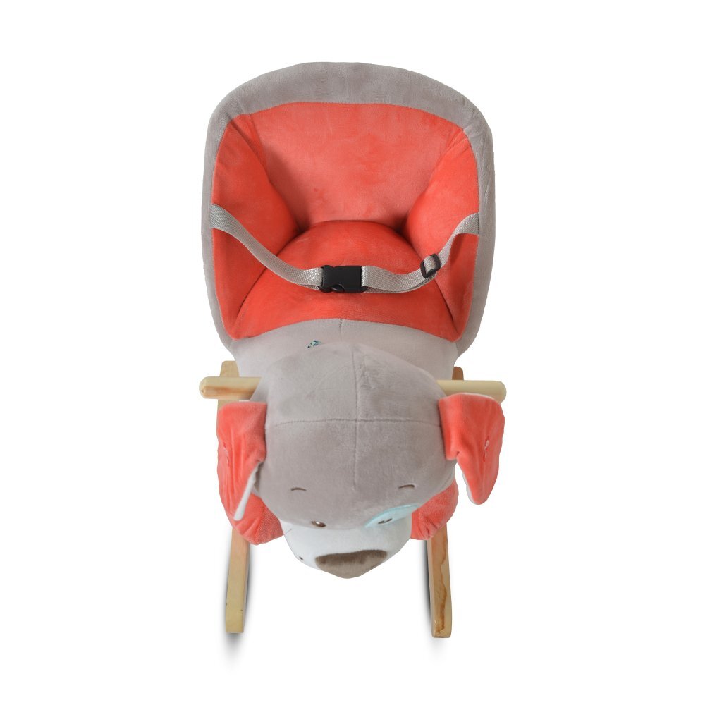 MONI Balansoar din plus Ollie cu scaunel si spatar centura de siguranta functii muzicale greutate admisa 30 kg dimensiune 60x33x49 cm