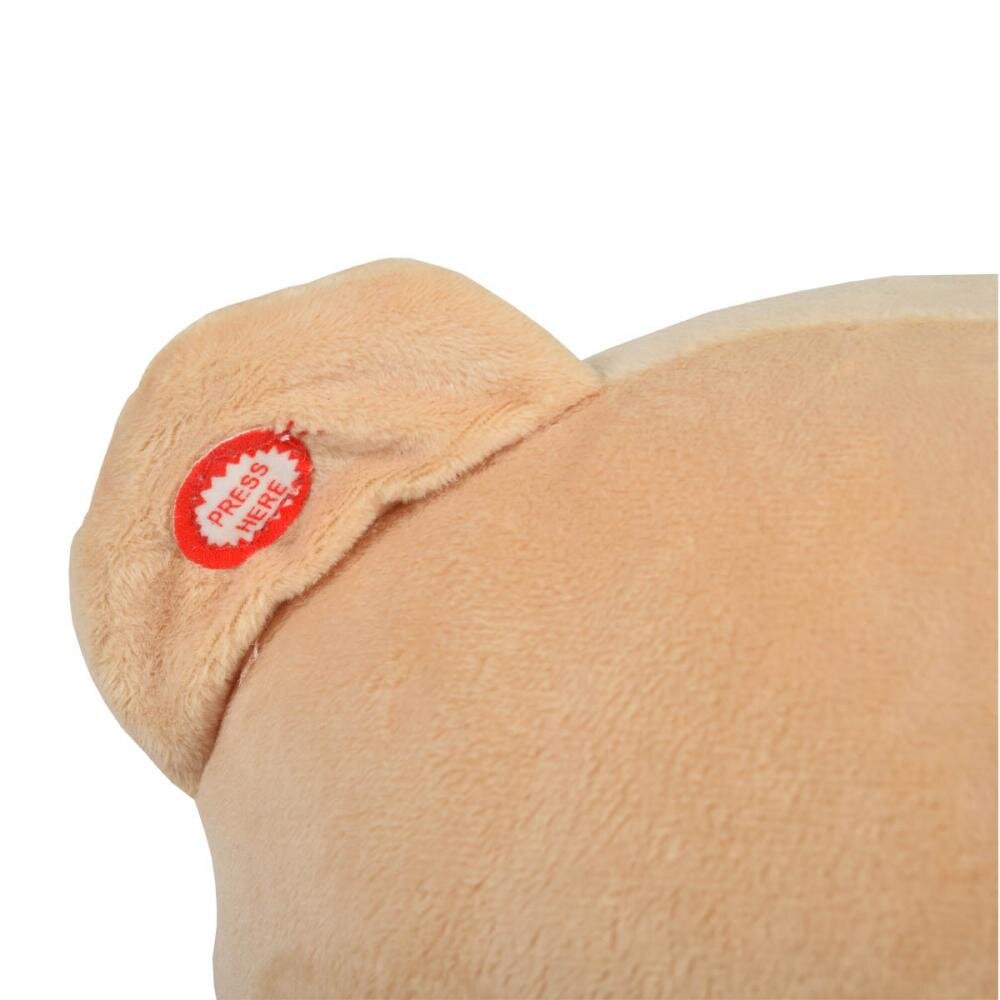 MONI Balansoar pentru copii Bear Khaki cu sunete