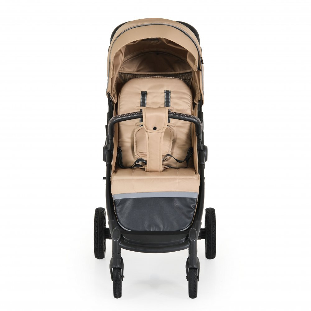 MONI Carucior 0-22 kg cu cadru din aluminiu si spatar reglabil Buggy Bej