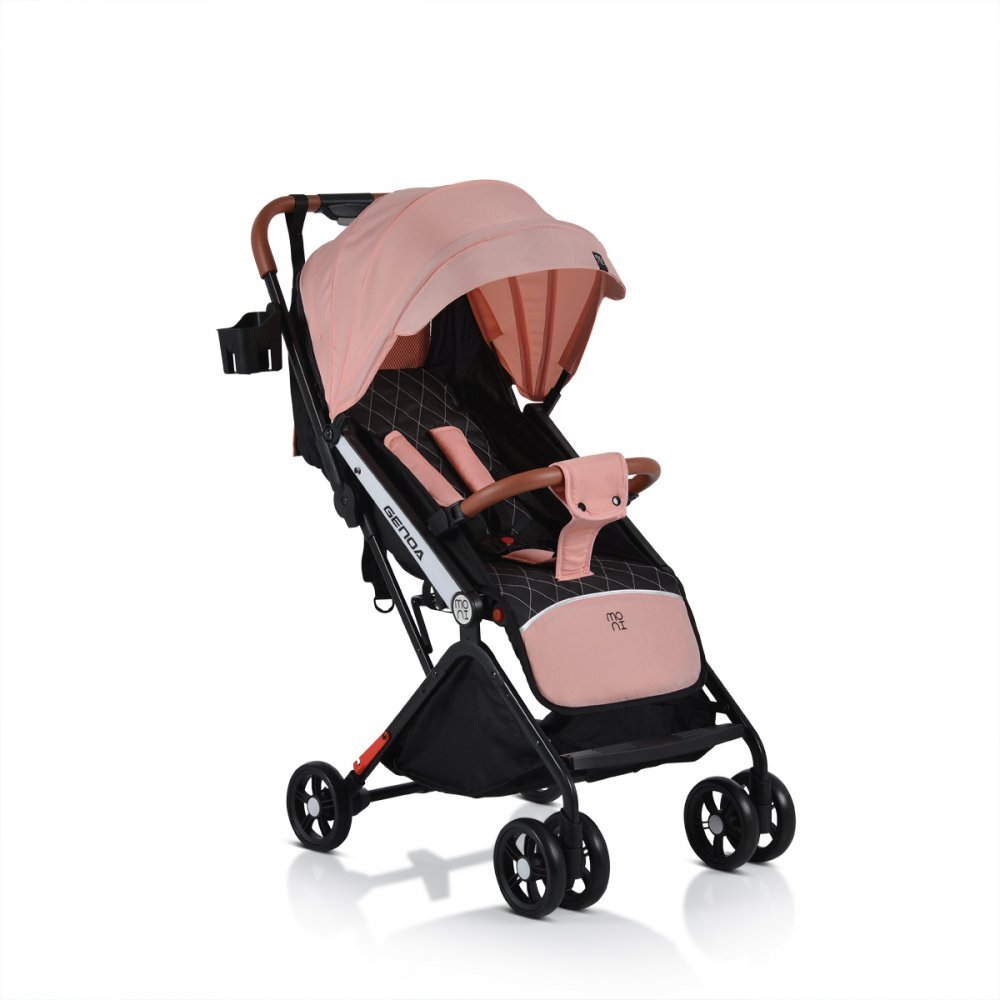 MONI Carucior sport cu pliere compacta Genoa Pink