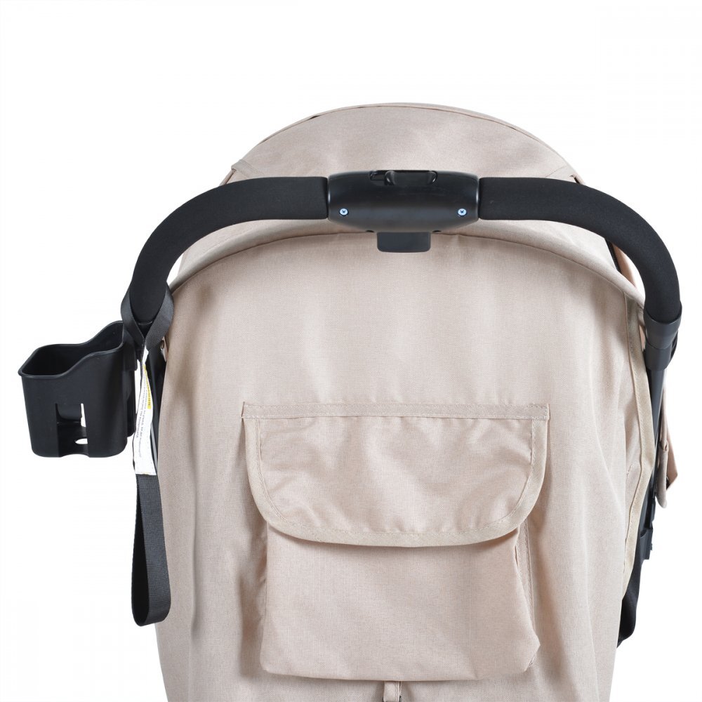 MONI Carucior sport cu pliere compacta si maner troller Trento Beige