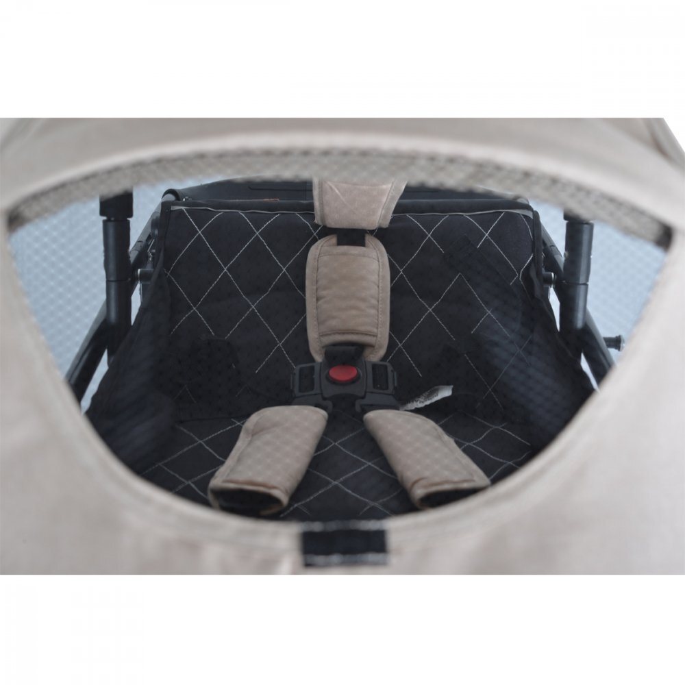 MONI Carucior sport cu pliere compacta si maner troller Trento Beige