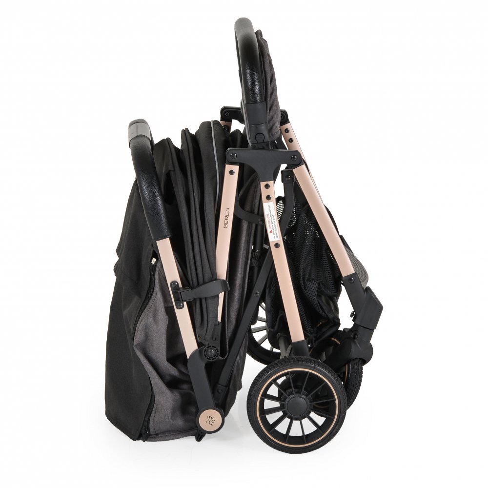 MONI Carucior sport de la nastere 0-22kg cu pliere automata Berlin Black