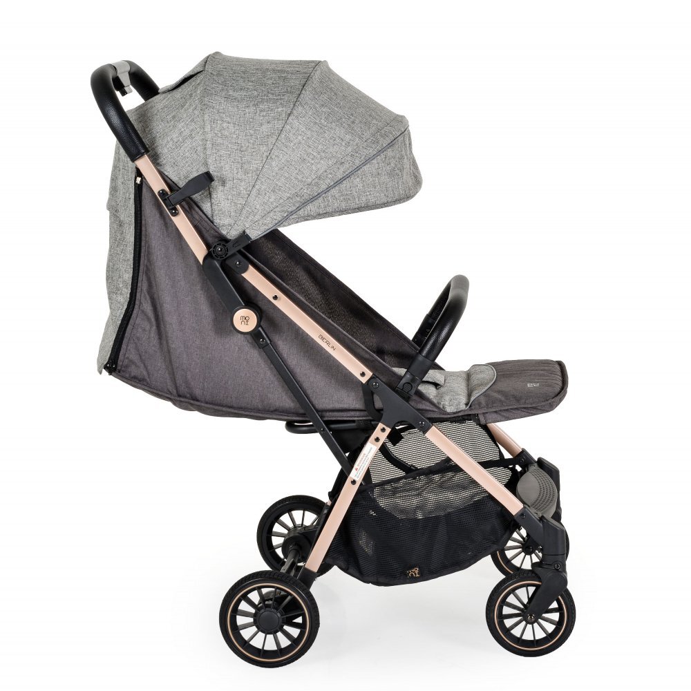 MONI Carucior sport de la nastere 0-22kg cu pliere automata Berlin Grey