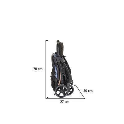MONI Carucior sport pentru copii Cardi Blue de la nastere pana la 22kgspatar reglabilcapotina cu plasa si banda reflectorizantabara de siguranta detasabilaroti pivotante cu amortizorpliere compactasuport sticla inclus