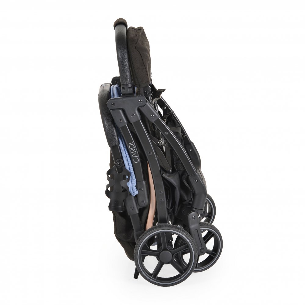 MONI Carucior sport pentru copii Cardi Blue de la nastere pana la 22kgspatar reglabilcapotina cu plasa si banda reflectorizantabara de siguranta detasabilaroti pivotante cu amortizorpliere compactasuport sticla inclus