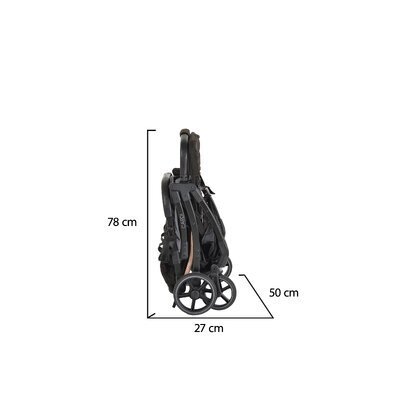 MONI Carucior sport pentru copii Cardi Negru de la nastere pana la 22kgspatar reglabilcapotina cu plasa si banda reflectorizantabara de siguranta detasabilaroti pivotante cu amortizorpliere compactasuport sticla inclus