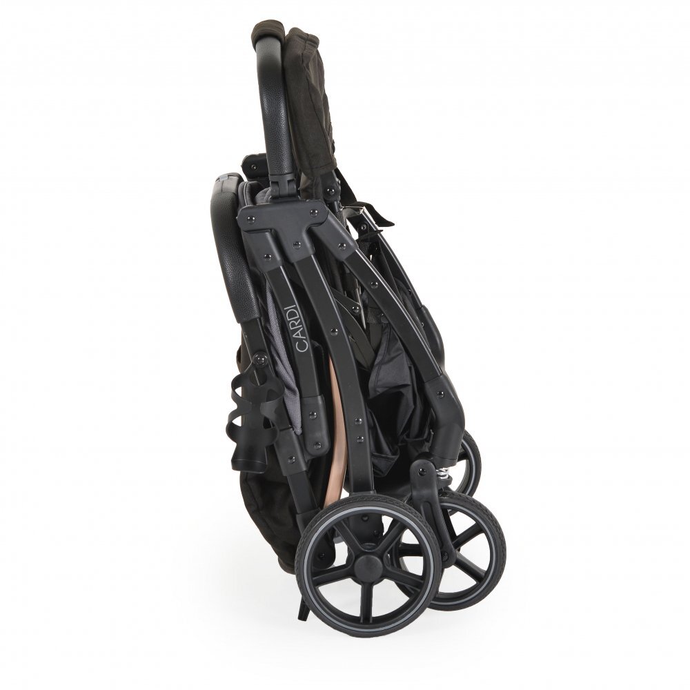 MONI Carucior sport pentru copii Cardi Negru de la nastere pana la 22kgspatar reglabilcapotina cu plasa si banda reflectorizantabara de siguranta detasabilaroti pivotante cu amortizorpliere compactasuport sticla inclus