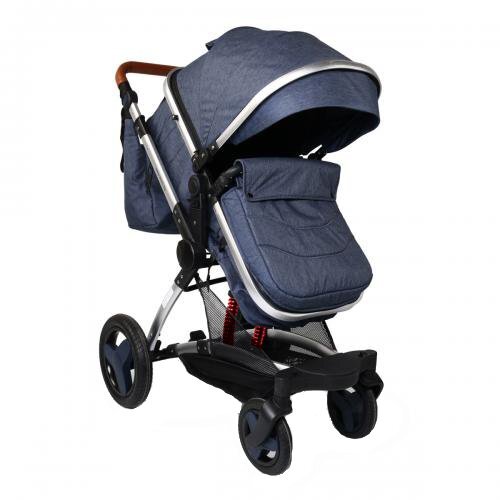 MONI Carucior transformabil 2 in 1 Veyron Jeanssezut reversibilmaner parental reglabil pe inaltimespatar reglabilaccesorii incluse