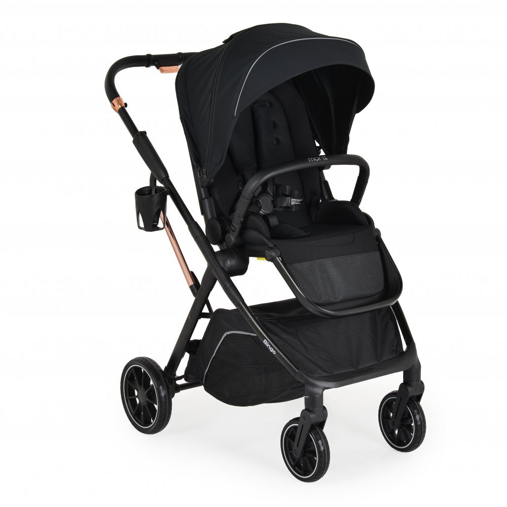 MONI Carucior transformabil 2in1 Bingo Anthracite cu sezut reversibilpana la 4 ani sau 22kgspatar reglabilcapotina XXL cu 4 sectiunipliere compacta cu unitatea scaunuluiroti rezistentehusa picioare si geanta incluse