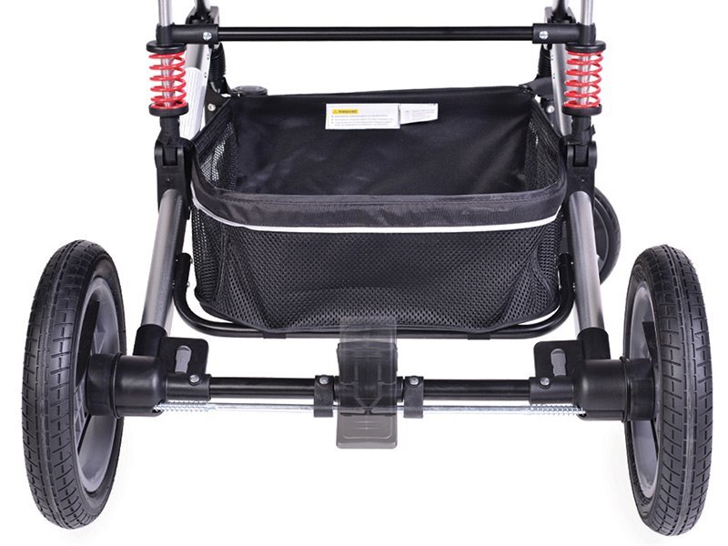 MONI Carucior transformabil 2in1 Gala Dark Grey cu sistem dublu de suspensiicadru din aluminiumaner reglabil pe inaltimecopertina XXLsezut reversibilhusa picioare si geanta mamici inclusa