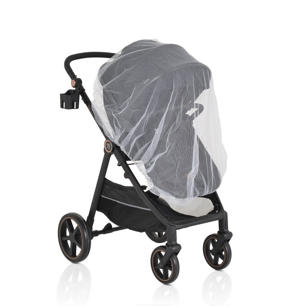 MONI Carucior transformabil 2in1 Tokyo Black pana la 22 kgCadru din aluminiuManer parental si Spatar reglabileScaun reversibilRoti spuma EVA pivotante cu amortizorBaldachinHusa picioareGeantaPlasa insecteSuport pahar