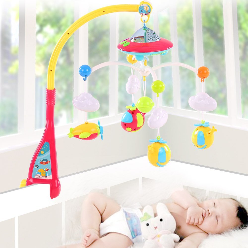 MONI Carusel muzical cu proiectii Dreamful Bed Ring