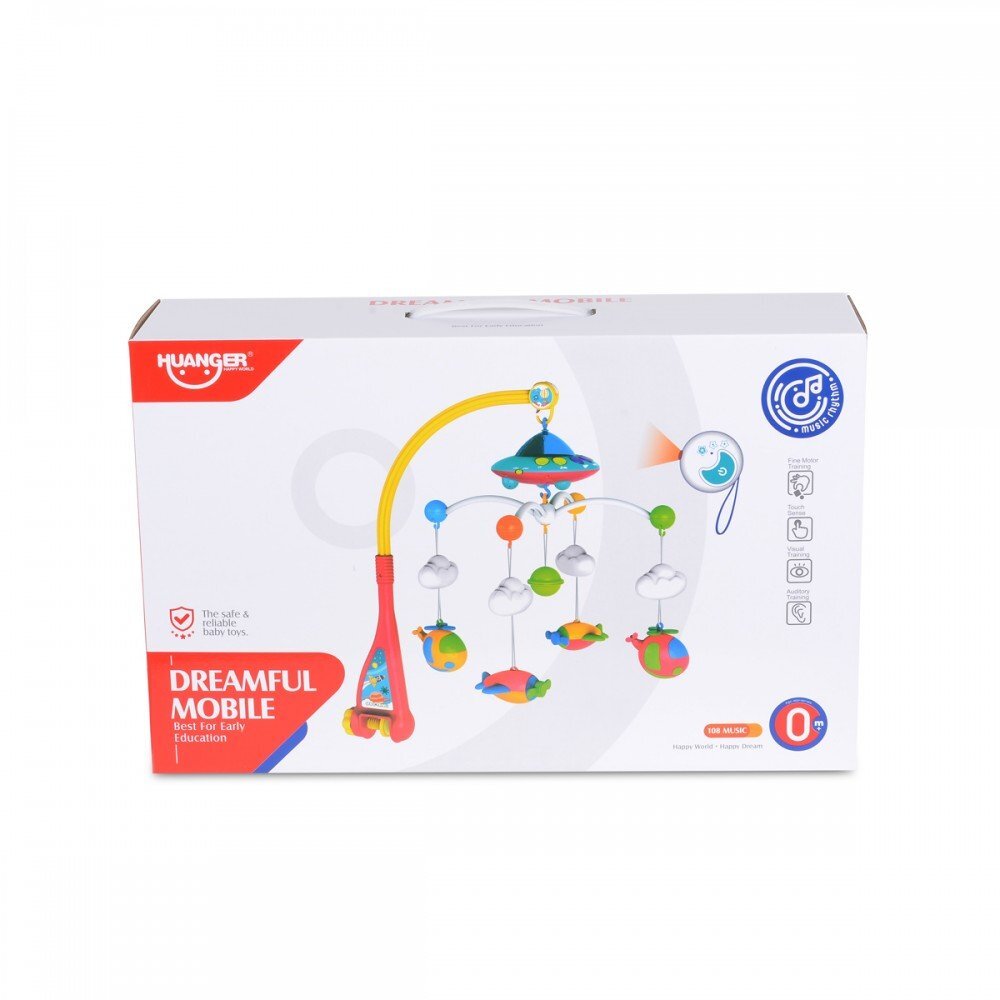 MONI Carusel muzical cu proiectii Dreamful Bed Ring