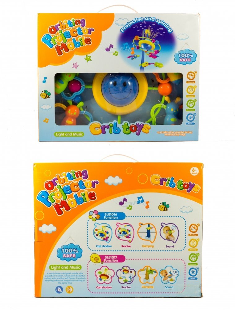 MONI Carusel muzical cu proiectii Orbiting