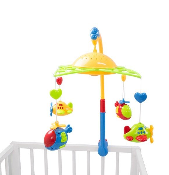 MONI Carusel muzical universal cu lumini Fairyland Plane