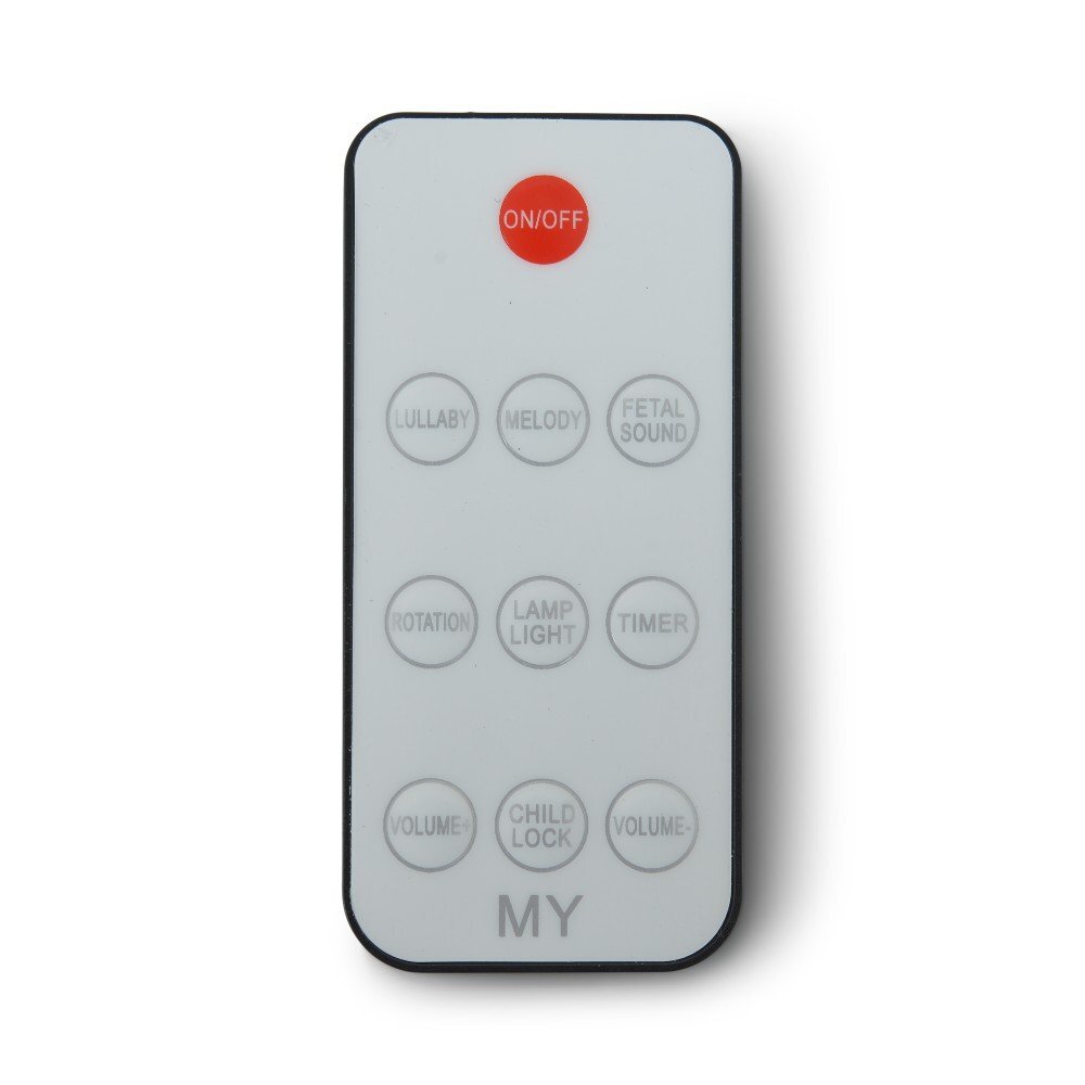 MONI Carusel pentru patut copii Penguin Pink cu telecomanda Functie rotatie Sunete albe Volum reglabil Functie lampa de veghe Timer Melodii