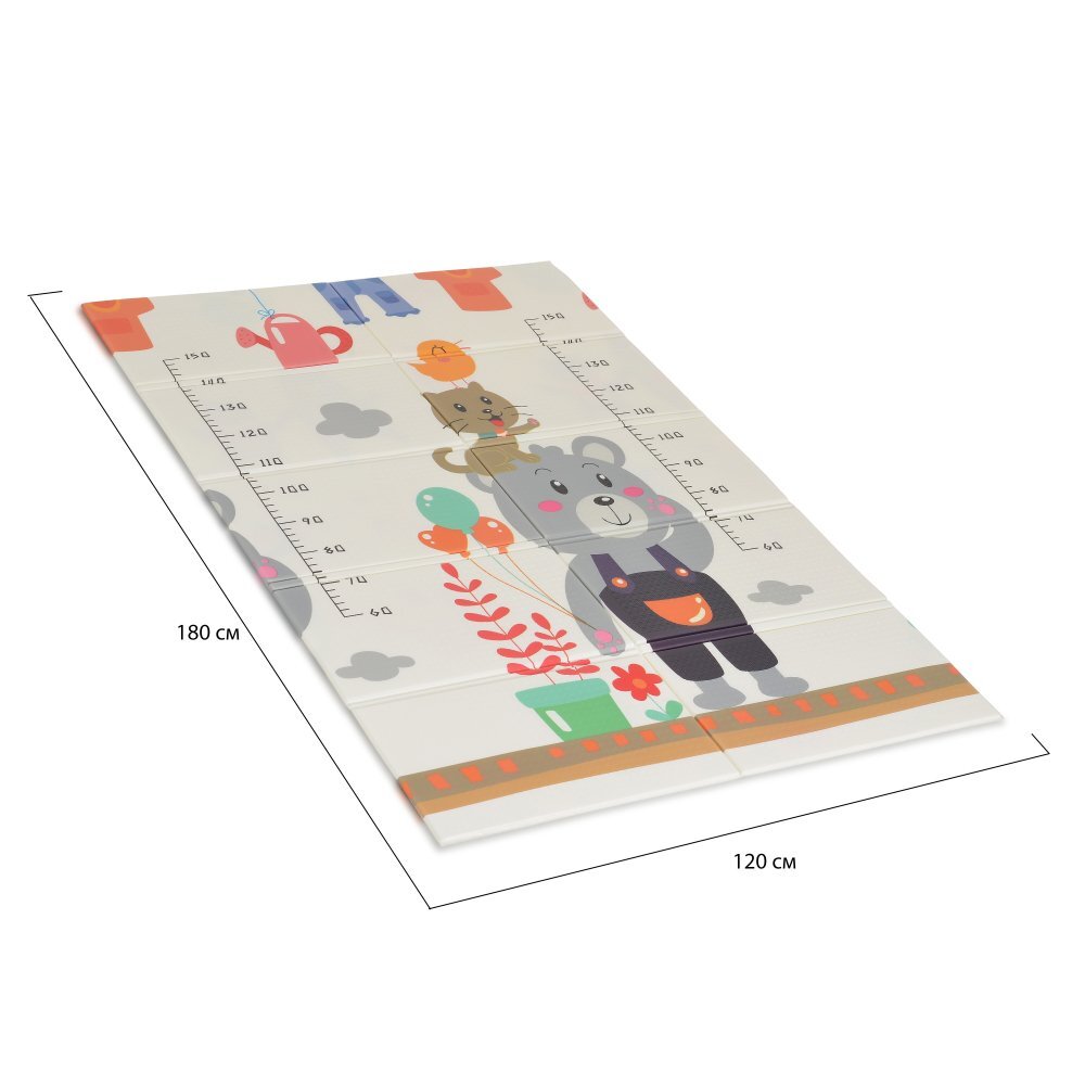 MONI Covor din spuma XPE pliabil 180x120cm Bear