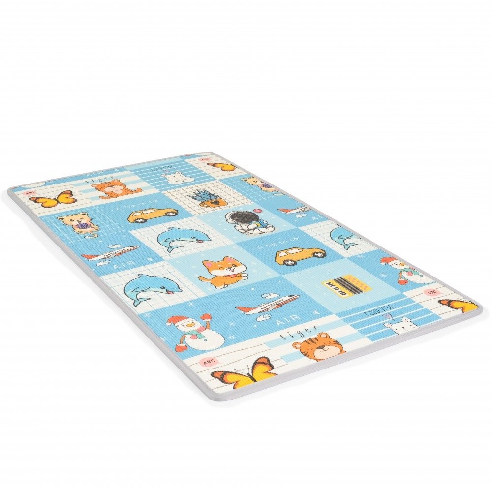 MONI Covor rulabil din spuma XPE cu doua fete 180x100cm Blue