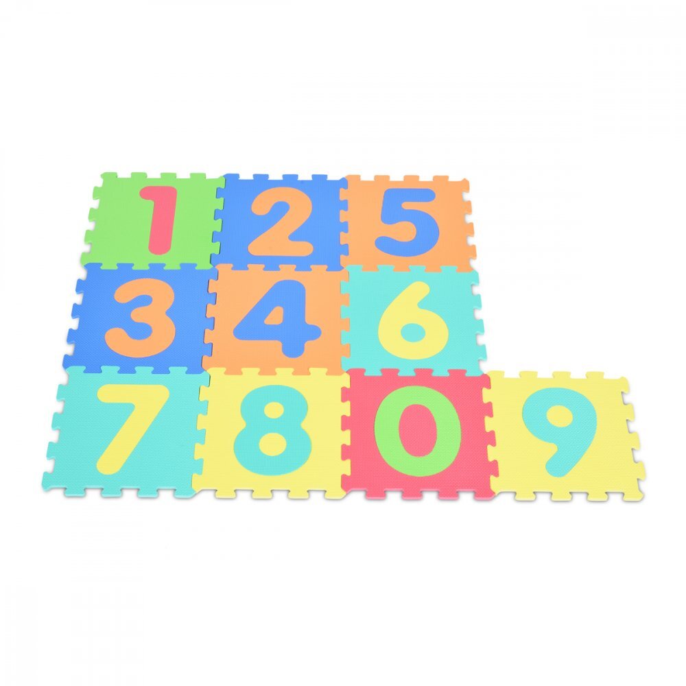 MONI Covoras puzzle cu 10 piese din spuma Numbers