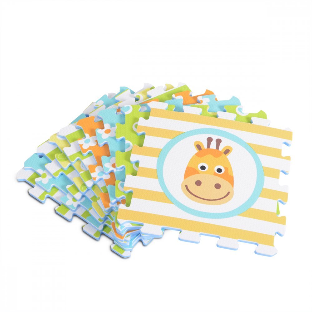 MONI Covoras puzzle cu 9 piese din spuma Animals