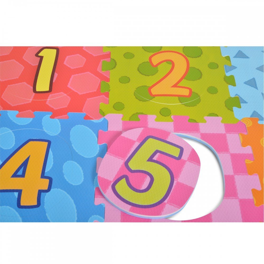 MONI Covoras puzzle cu 9 piese din spuma Numbers