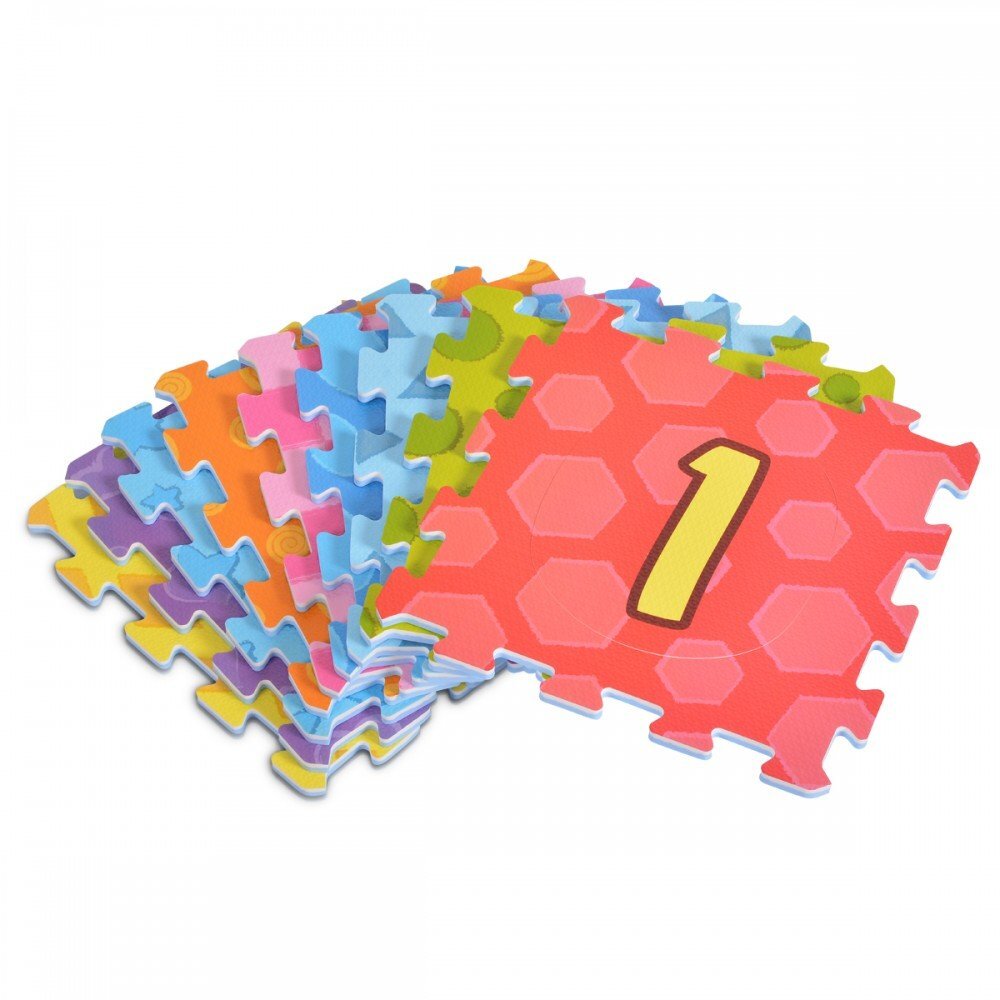 MONI Covoras puzzle cu 9 piese din spuma Numbers